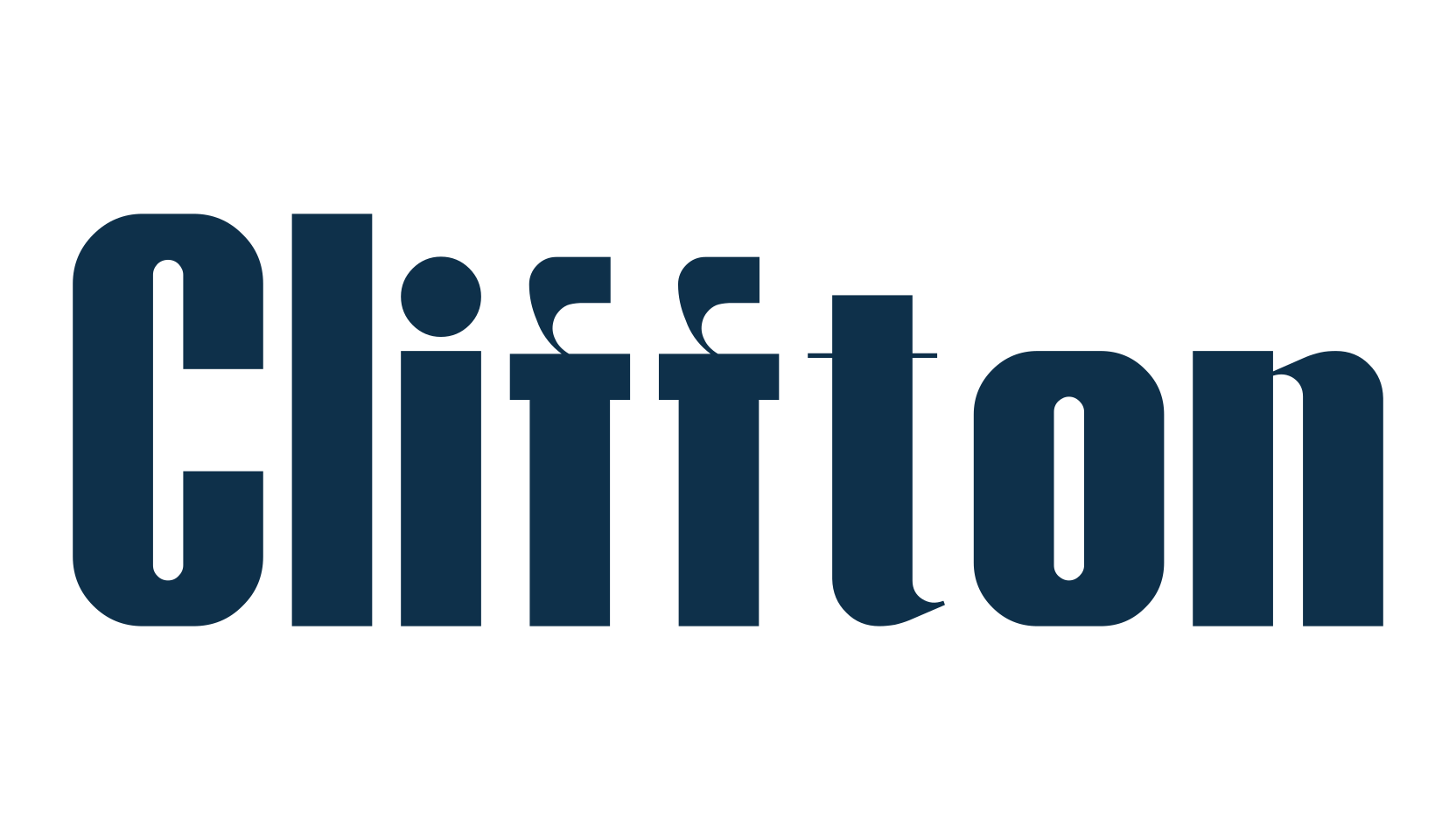 Cliffton, sans serif font preview