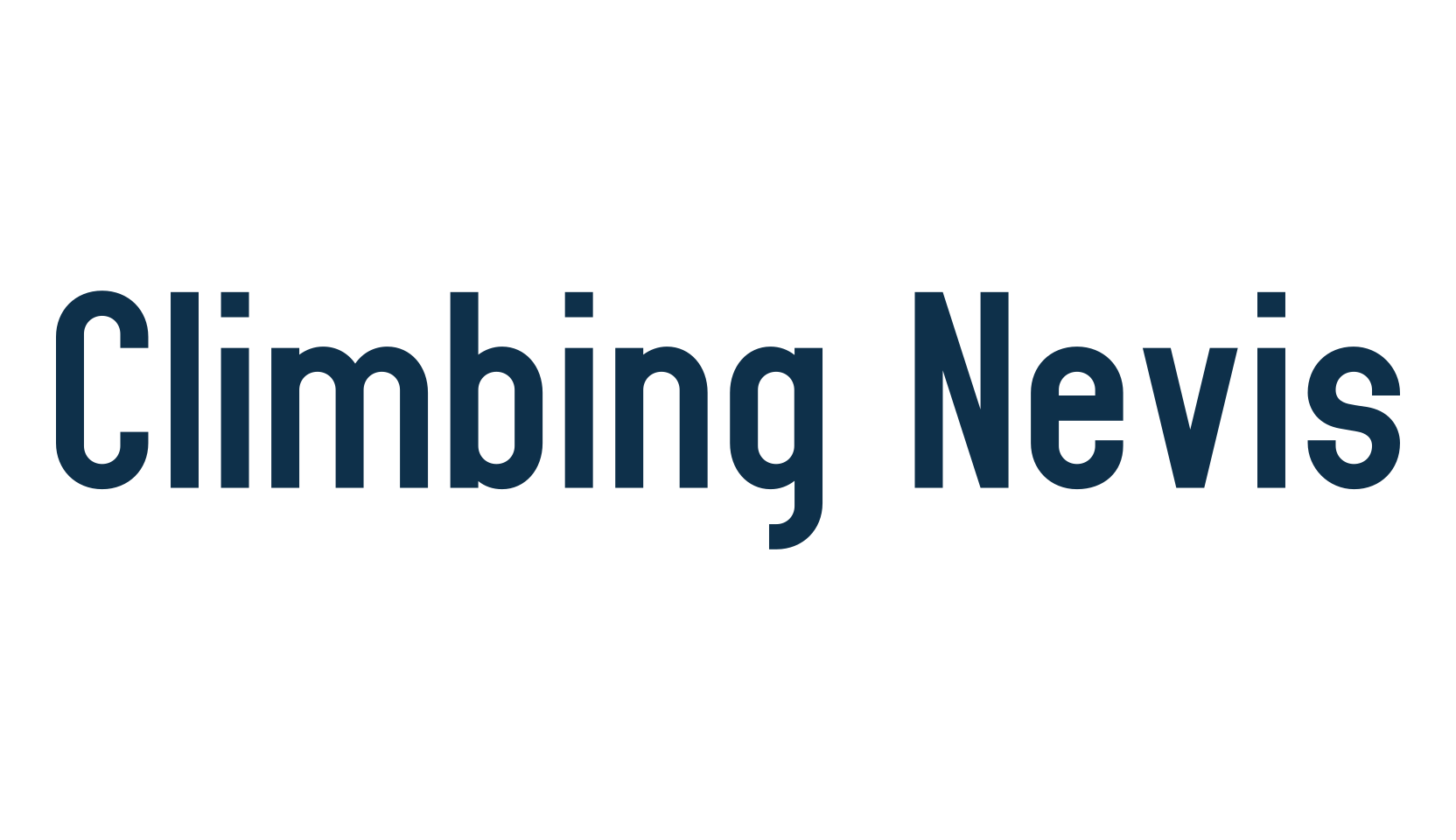 Climbing Nevis, sans serif font preview