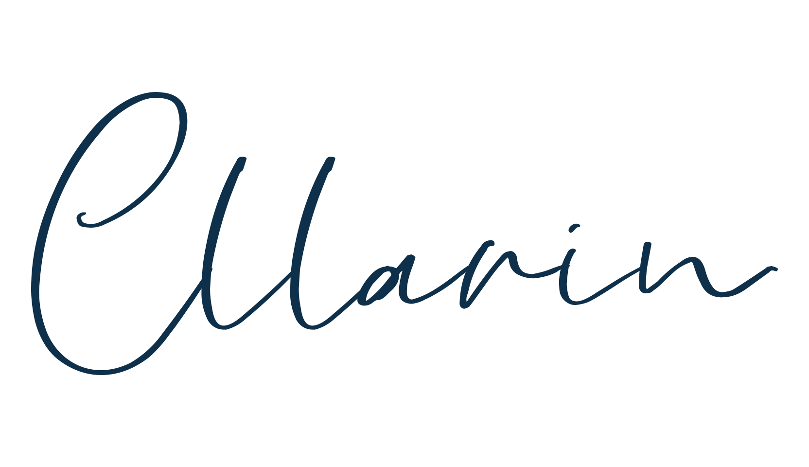 Cllarin, handwriting font preview