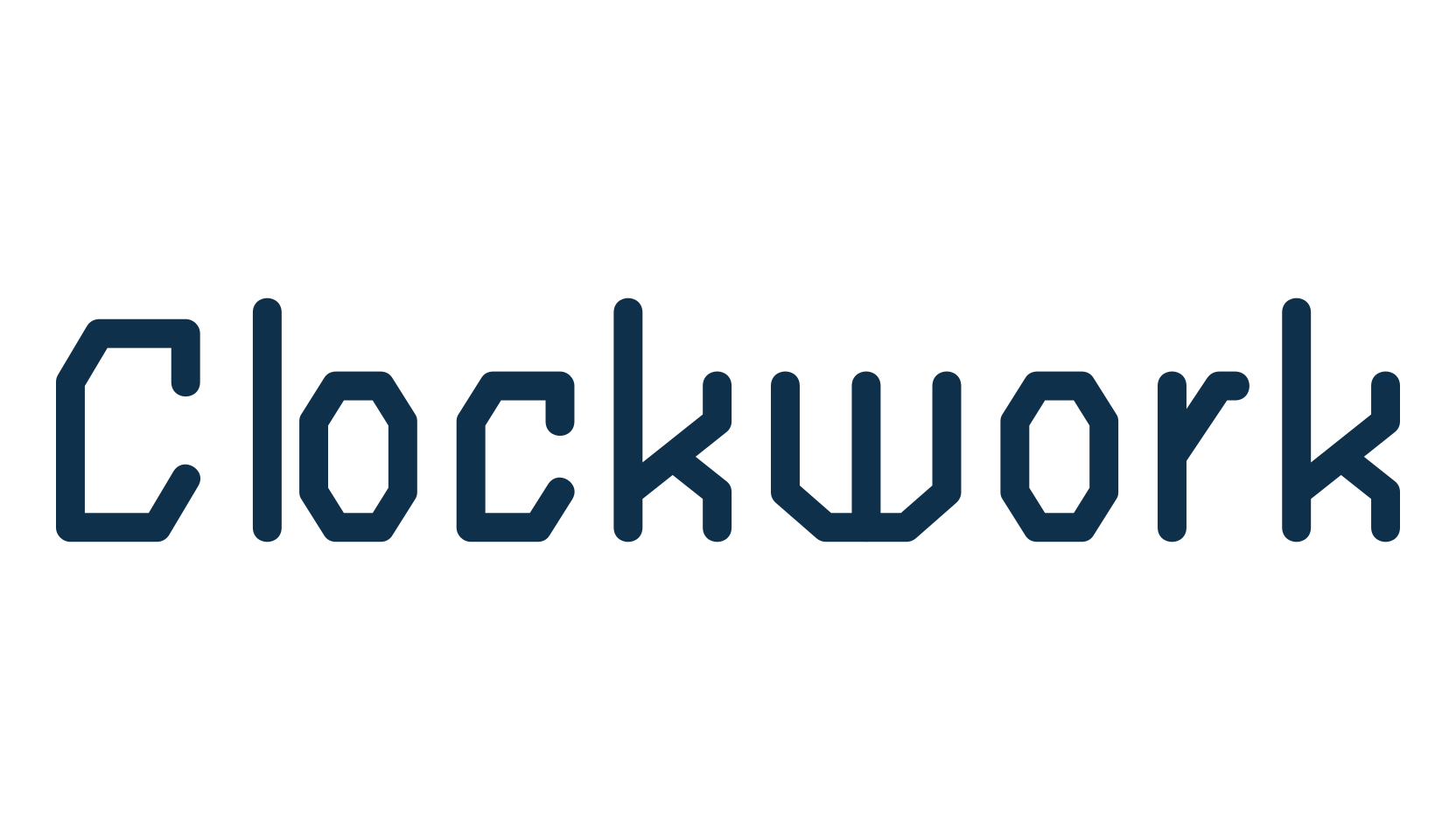 Clockwork, fancy various techno sci-fi font preview