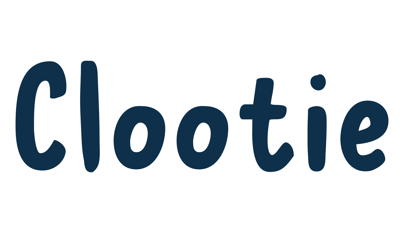 Clootie, cartoon font preview