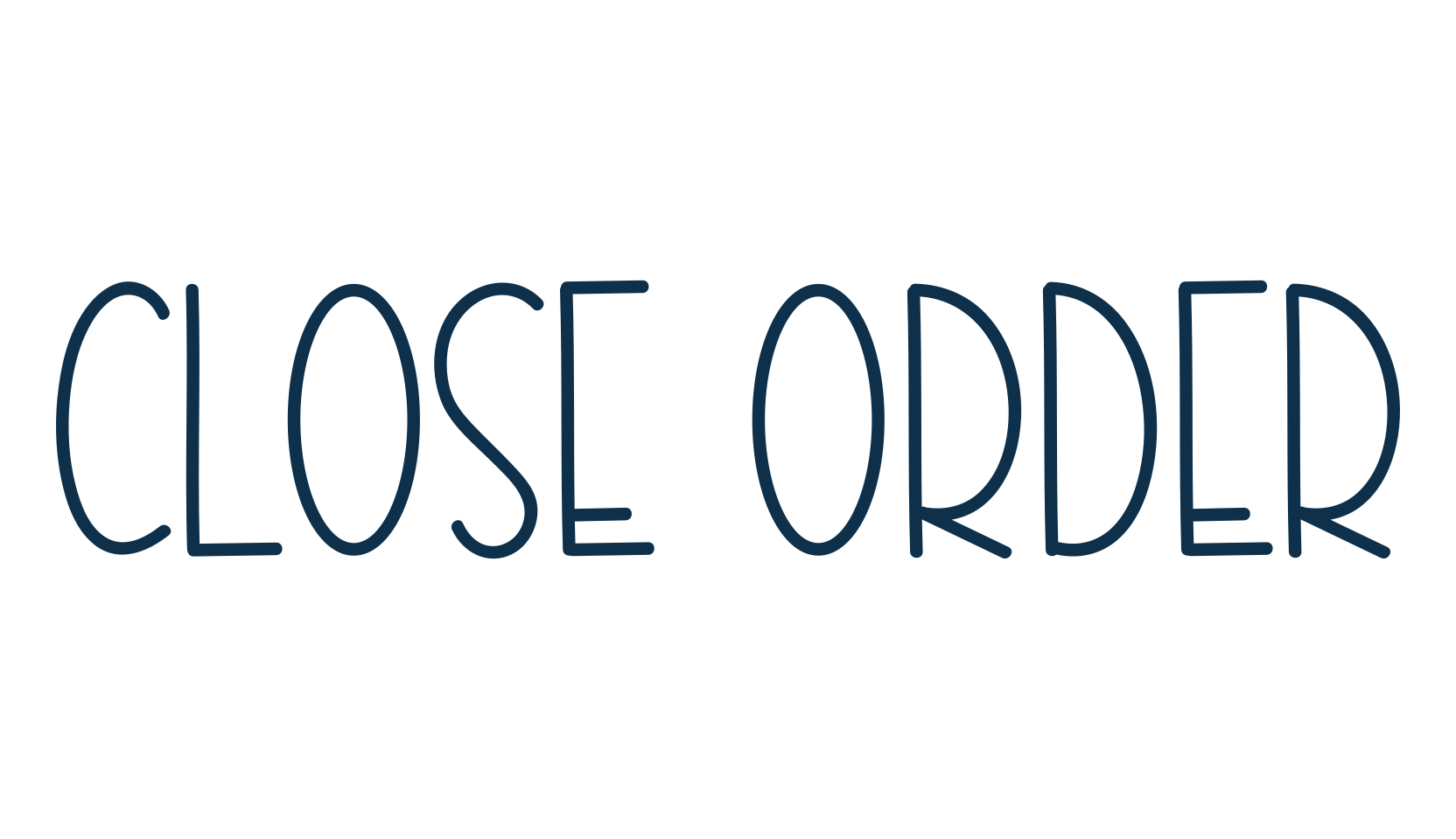 Close Order, fancy various decorative script calligraphy font preview