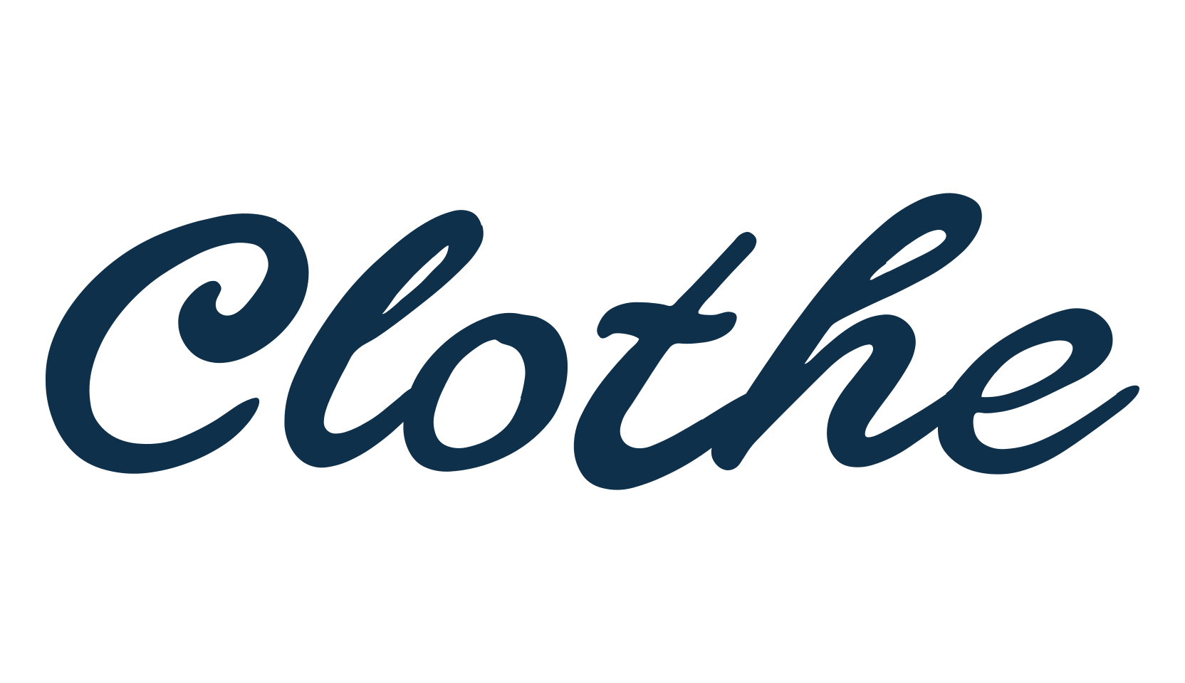 Clothe, fancy old school decorative script calligraphy font preview