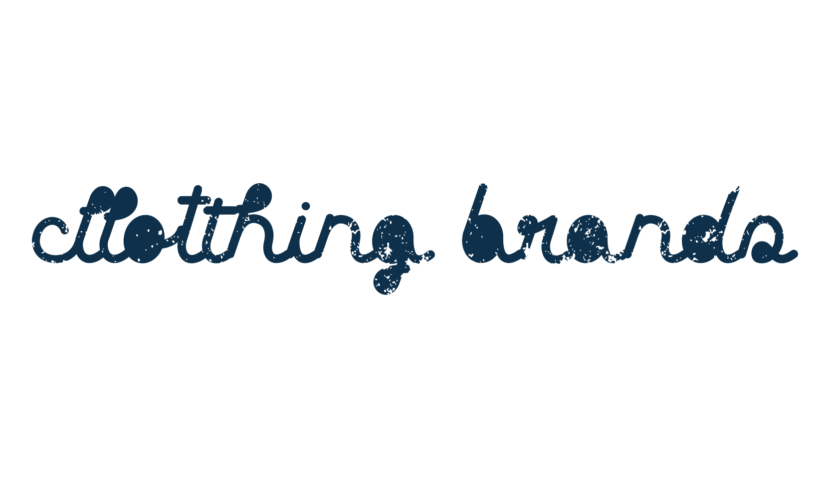 Clothing brands, display market font preview
