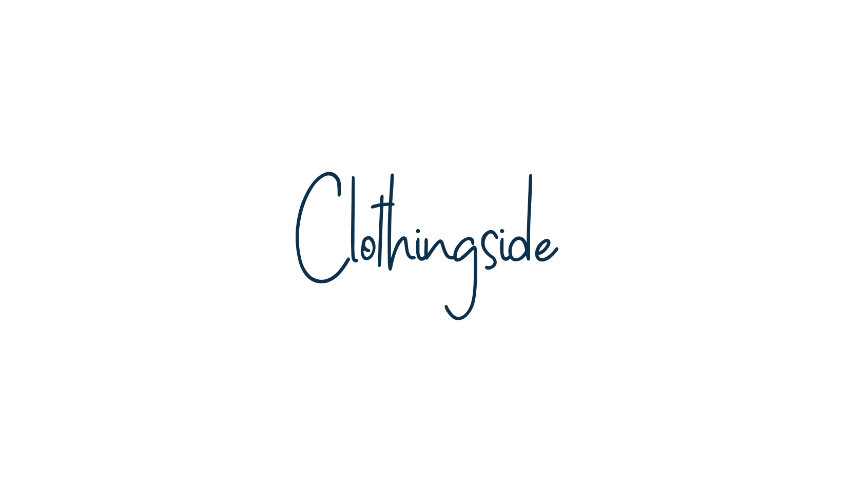 Clothingside, script handwritten fancy decorative calligraphy font preview