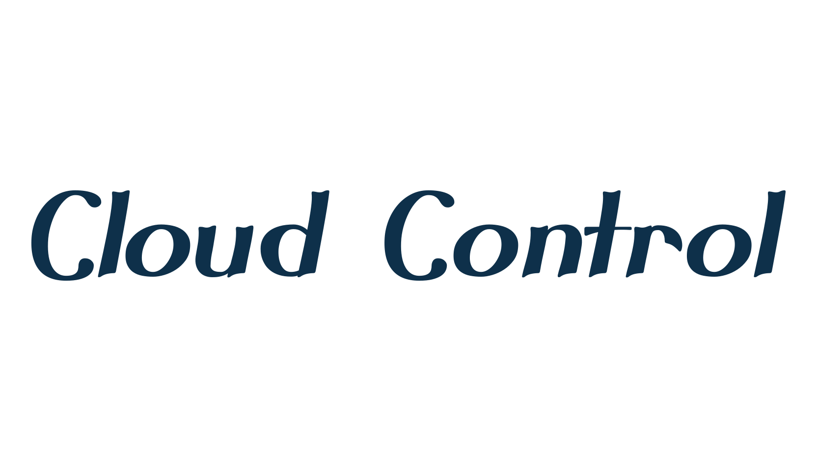 Cloud Control, fancy various decorative font preview
