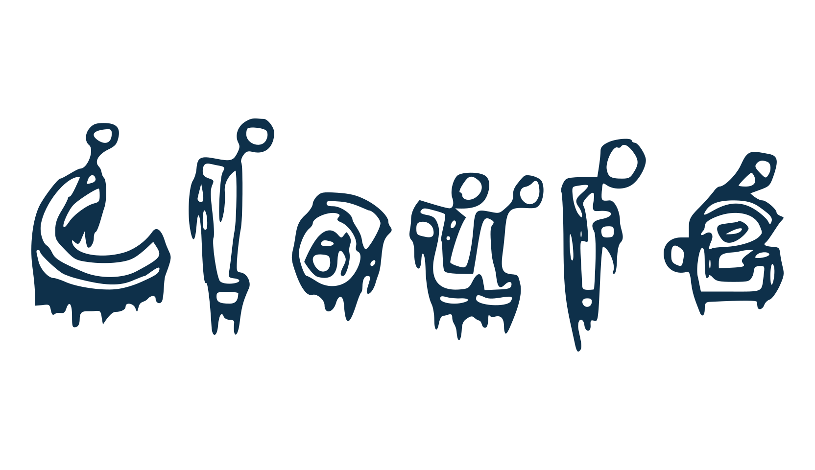 Clouté, decorative font preview
