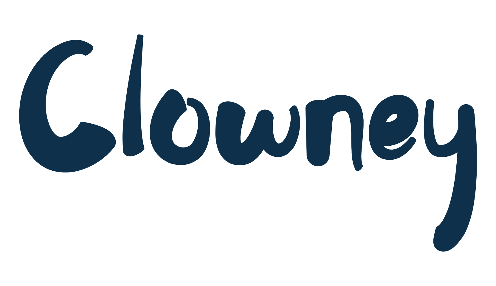 Clowney, cartoon font preview