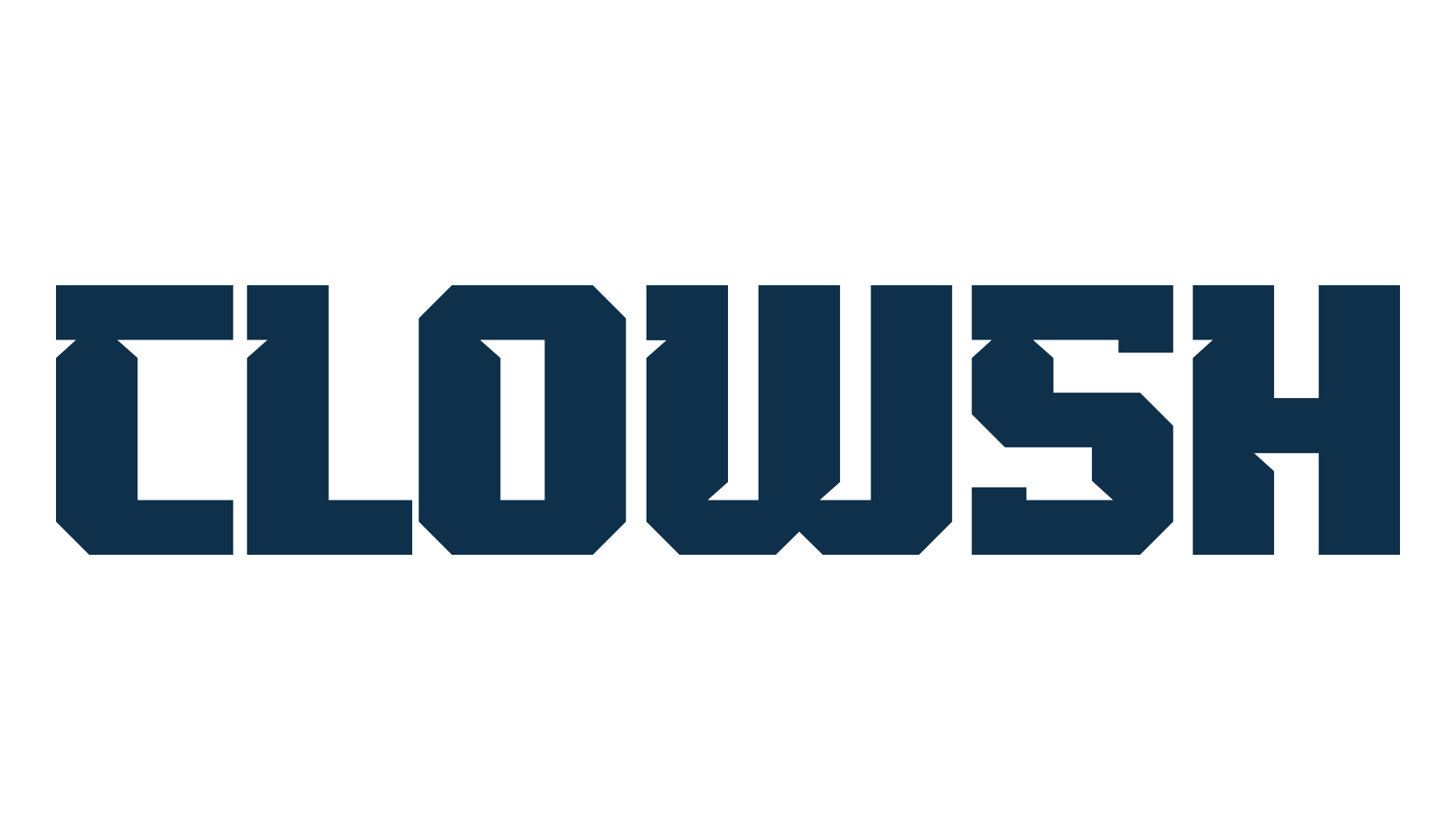 Clowsh, sci-fi font preview