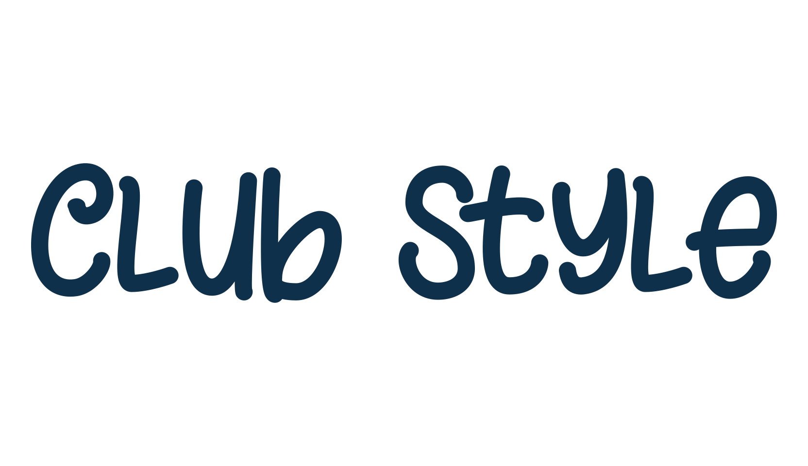 Club Style, script handwritten fancy decorative calligraphy font preview