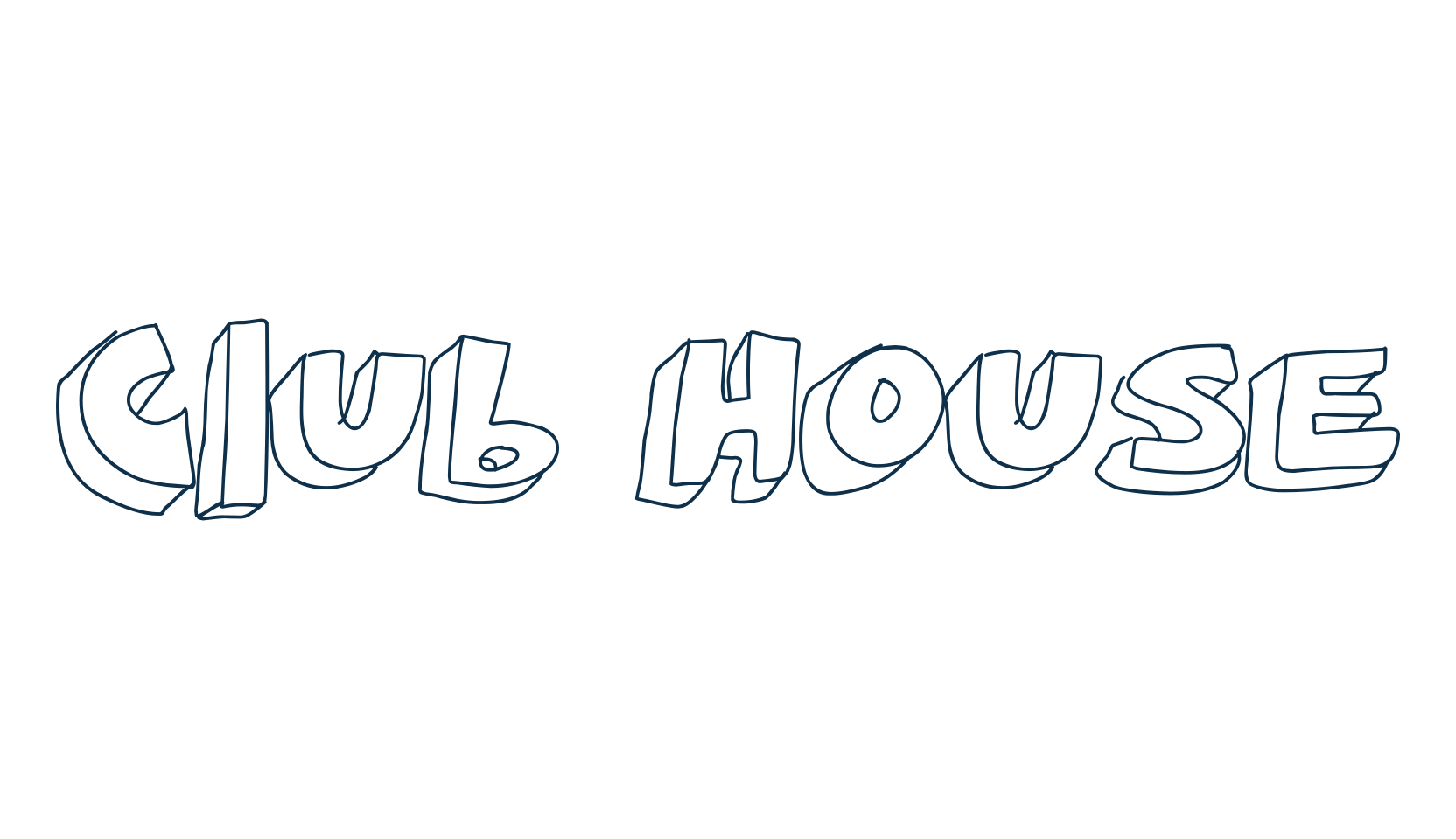 Club House, fancy cartoon decorative font preview