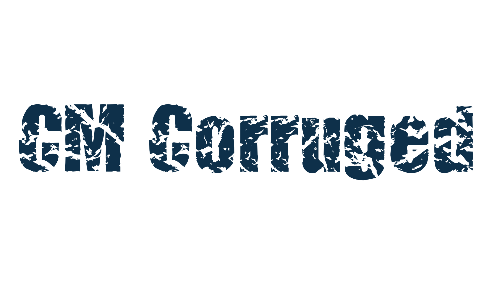 CM Corruged, fancy destroy decorative font preview