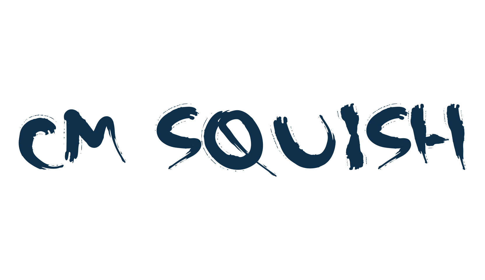 CM Squish, brush font preview