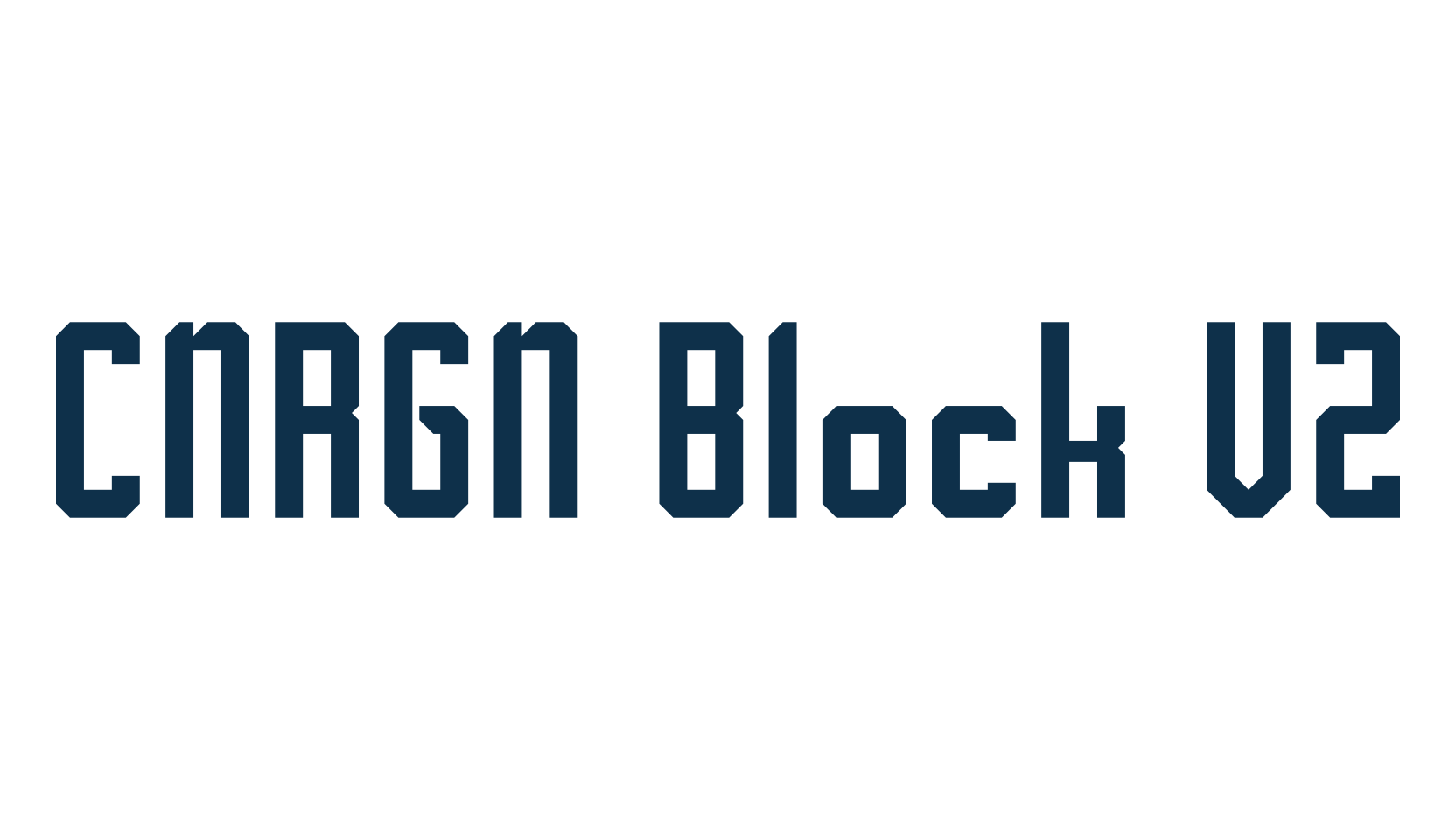 CNRGN Block V2, fancy various decorative font preview