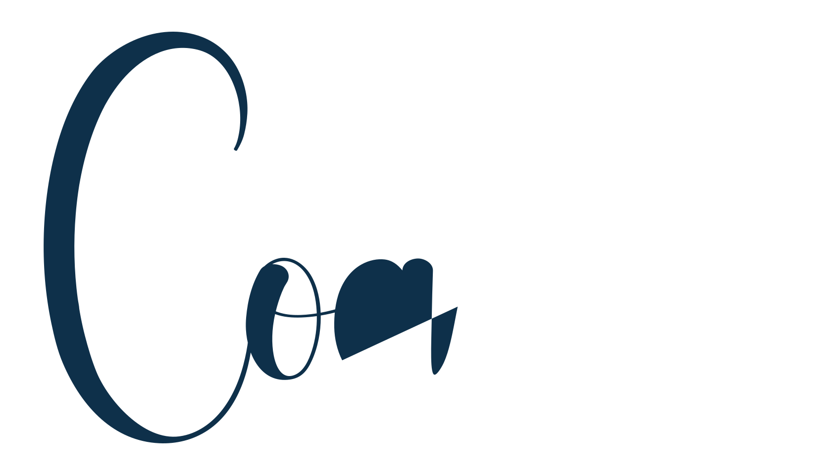 Coastal, fancy decorative font preview