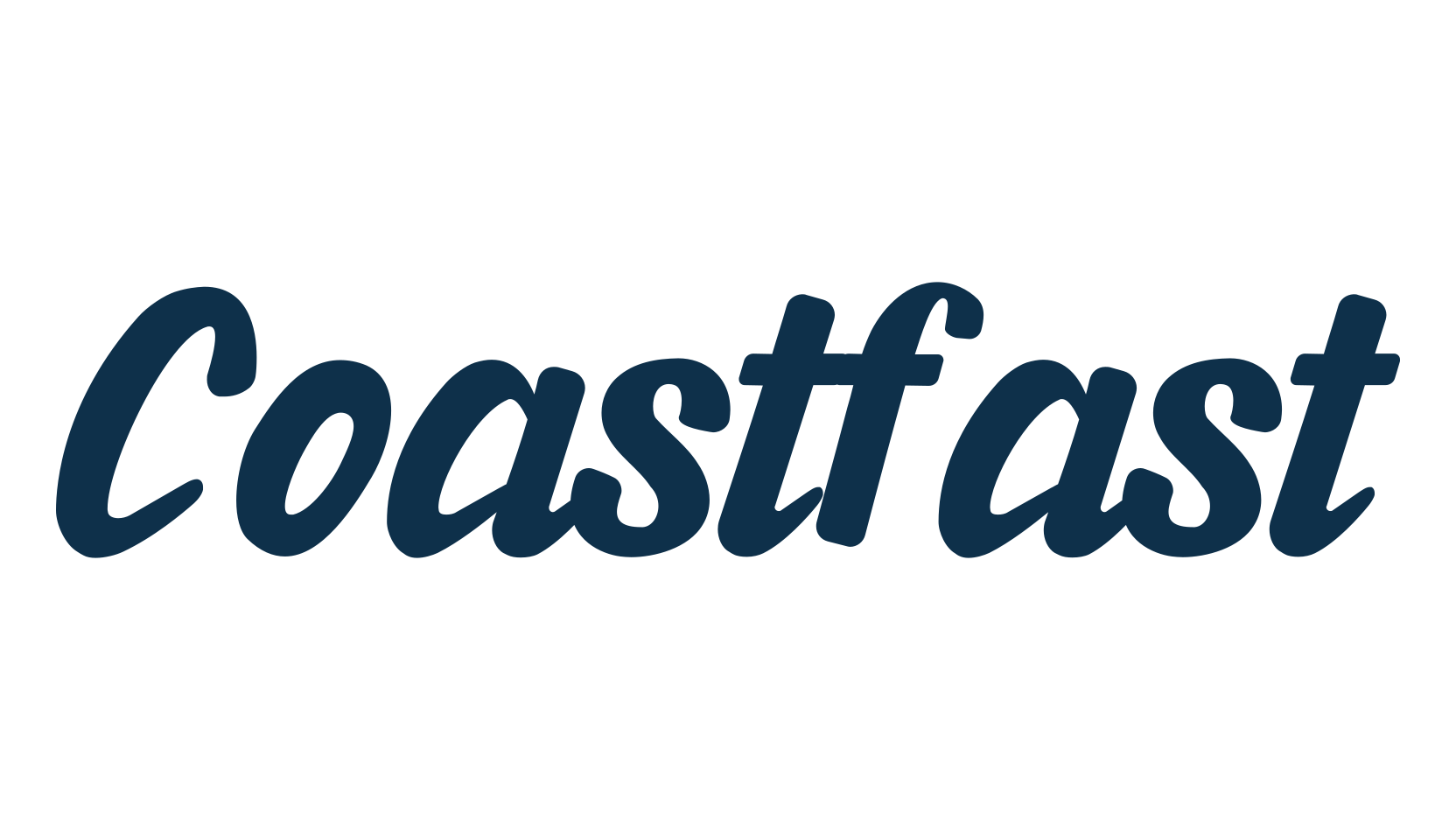 Coastfast, various font preview