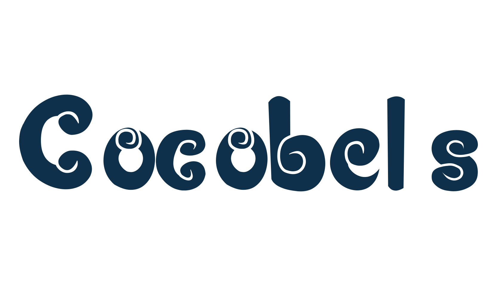 Cocobels, fancy decorative font preview