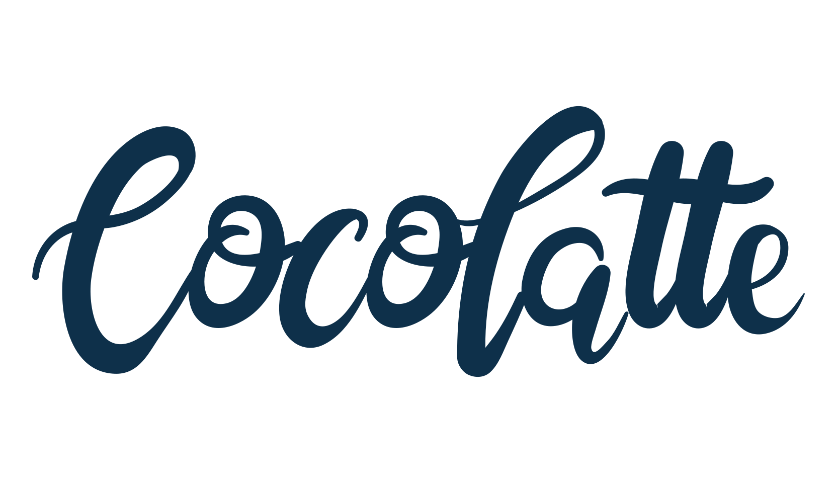Cocolatte, fancy various decorative script calligraphy font preview
