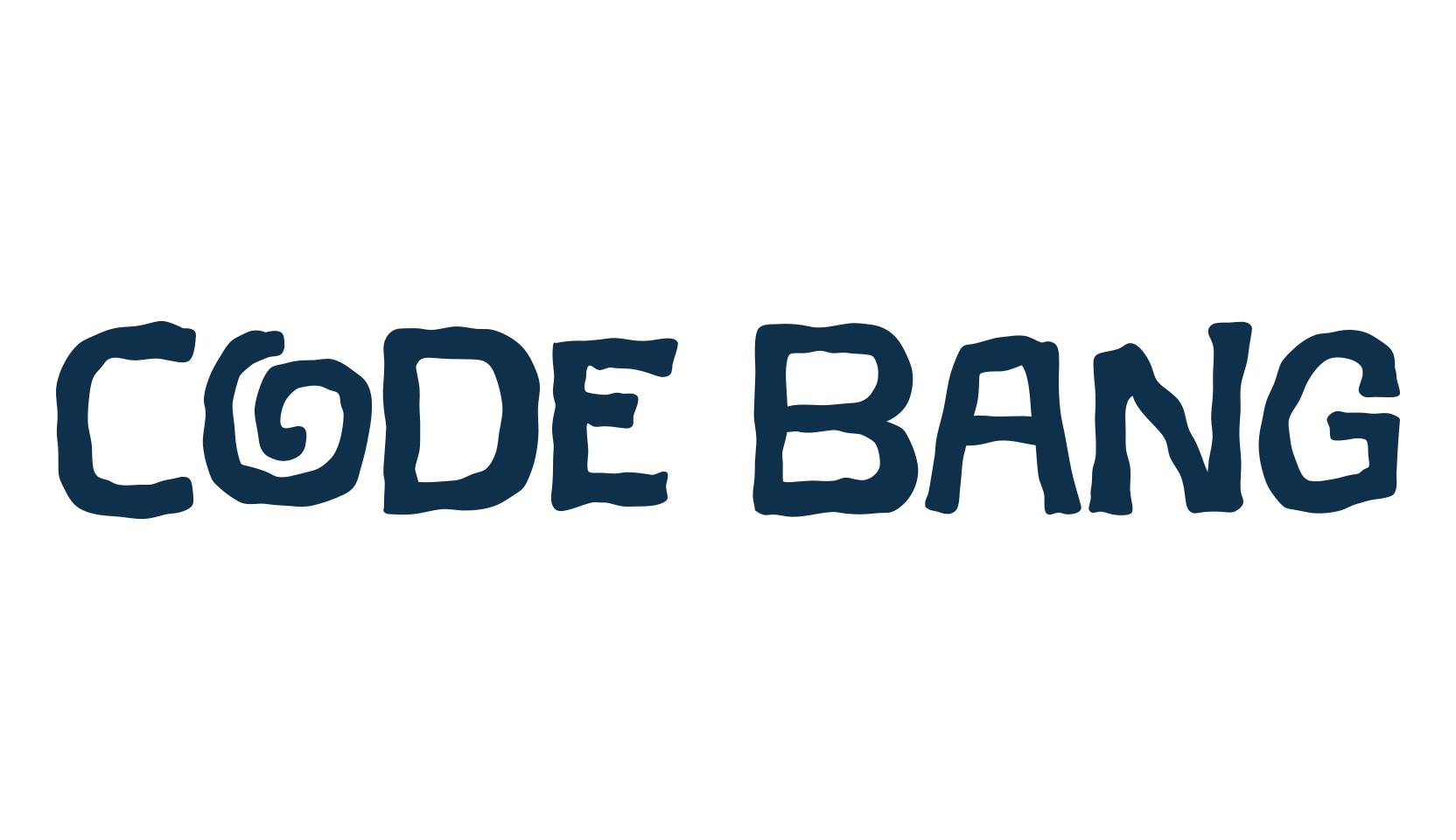 Code Bang, cartoon font preview