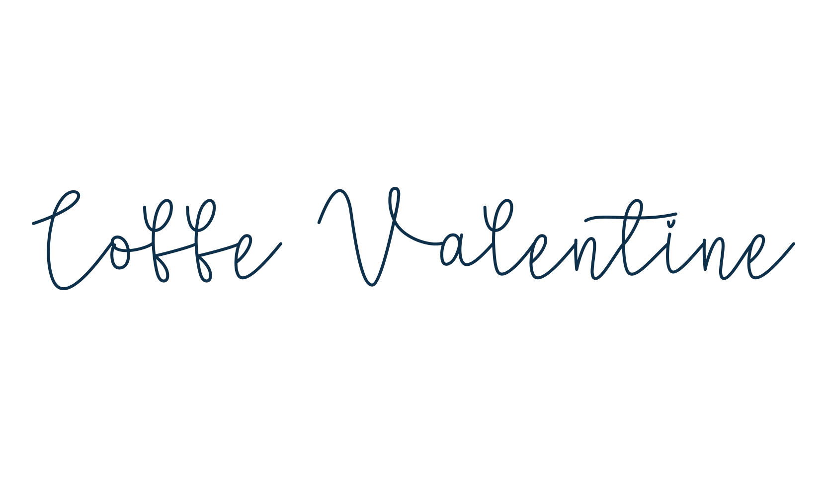 Coffe Valentine, script handwritten fancy decorative calligraphy font preview