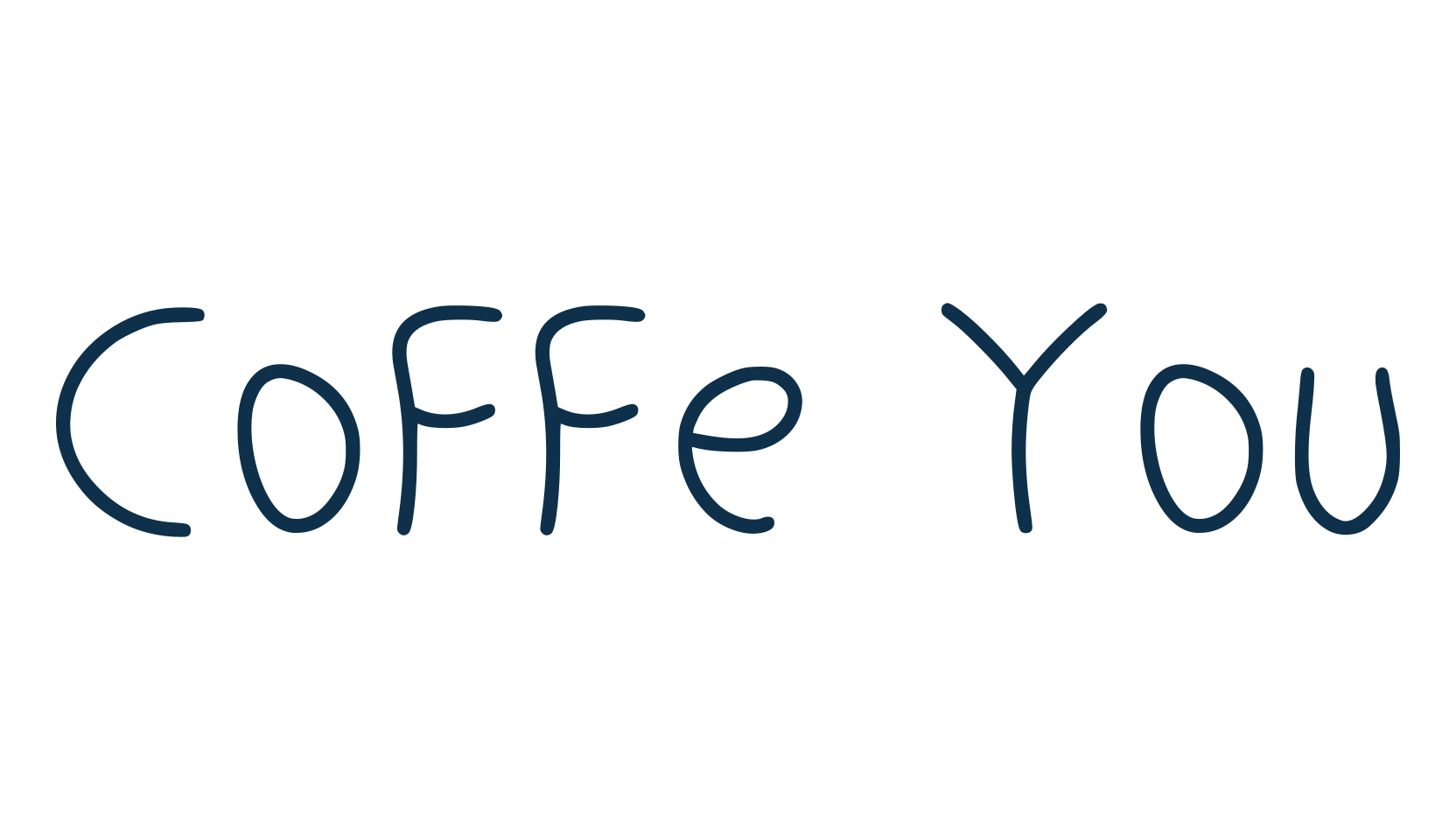 Coffe You, script handwritten fancy decorative calligraphy font preview
