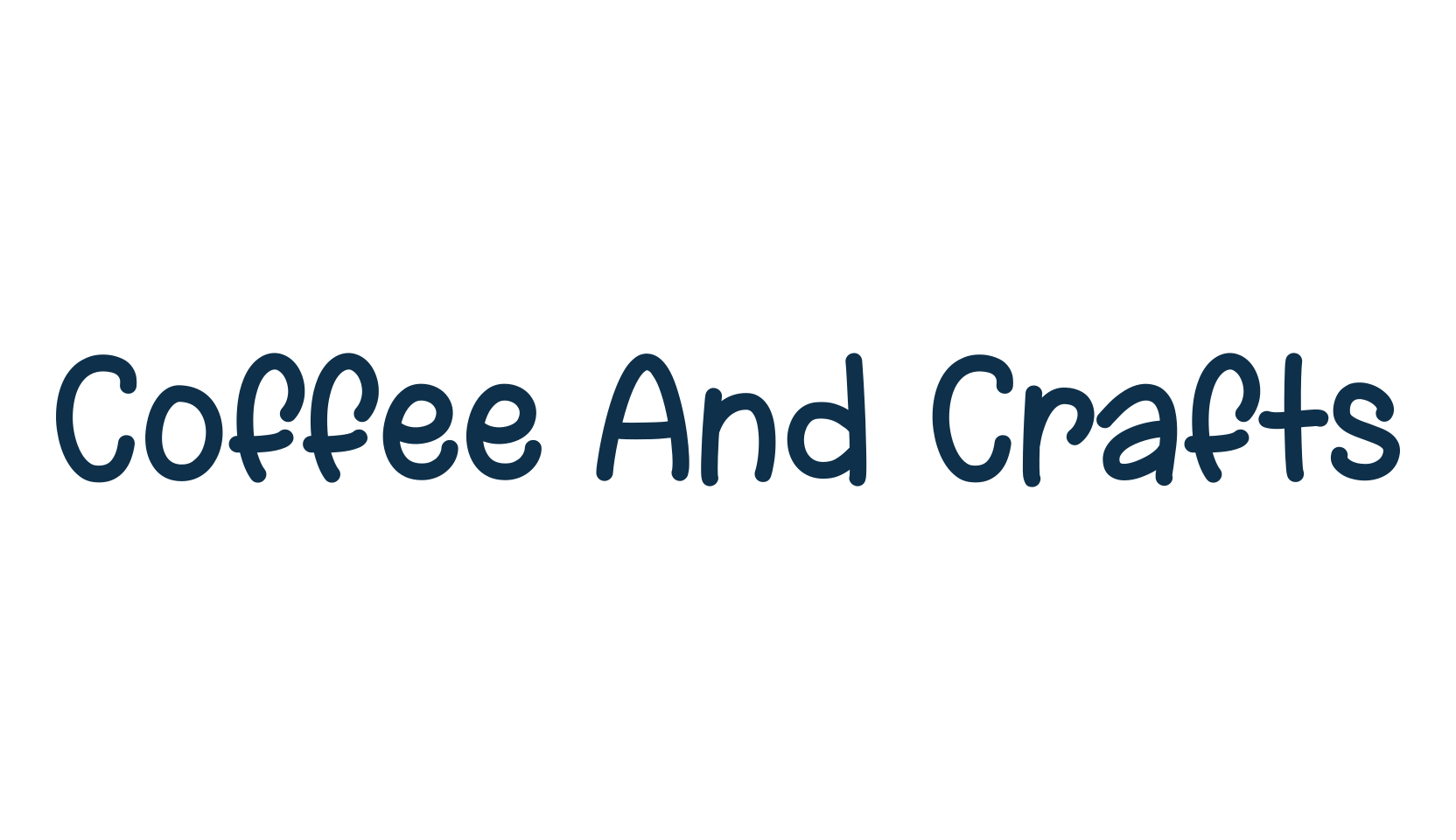 Coffee And Crafts, script handwritten fancy decorative calligraphy font preview