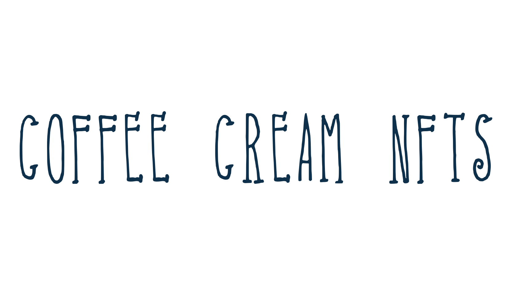 Coffee Cream Nfts, fancy various decorative script calligraphy font preview