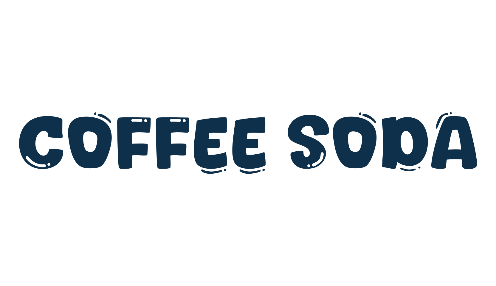 Coffee Soda, cartoon font preview