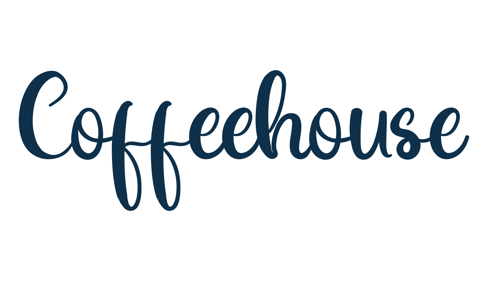 Coffeehouse, various font preview
