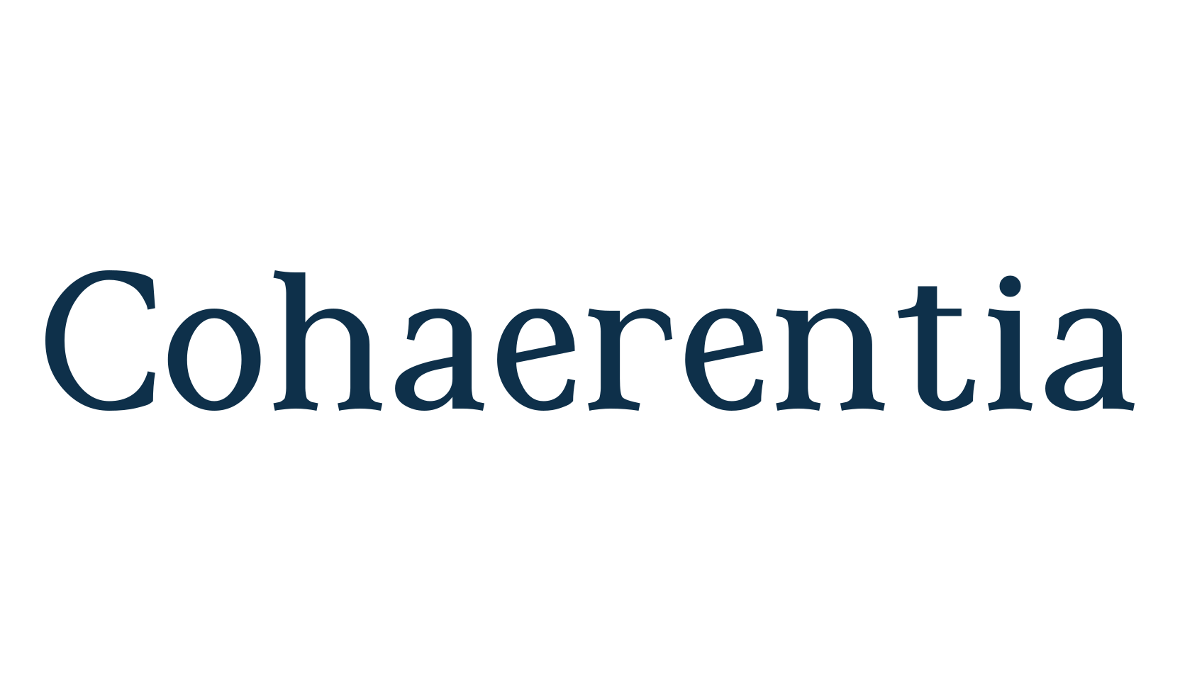Cohaerentia, serif font preview