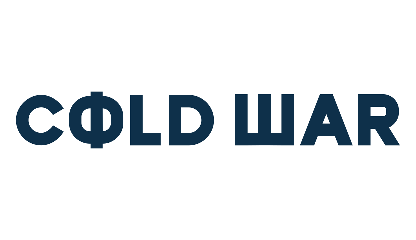 Cold War, russian font preview