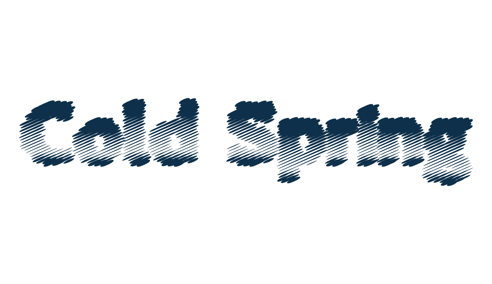 Cold Spring, distorted font preview
