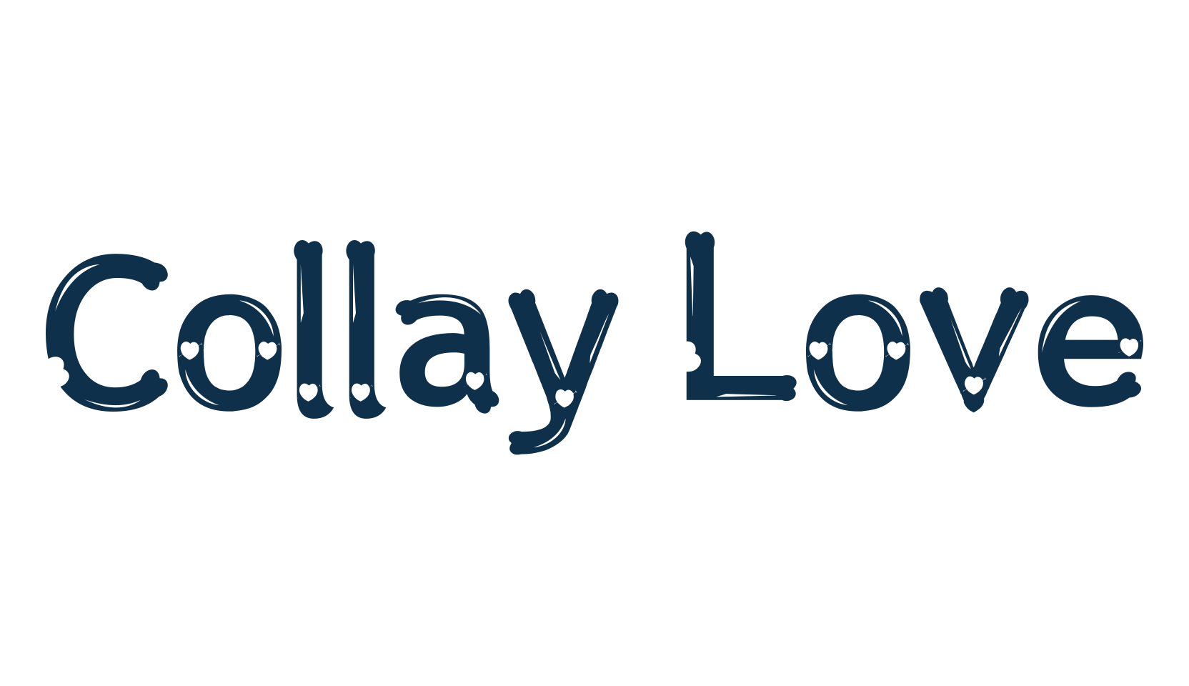 Collay Love, fancy decorative font preview