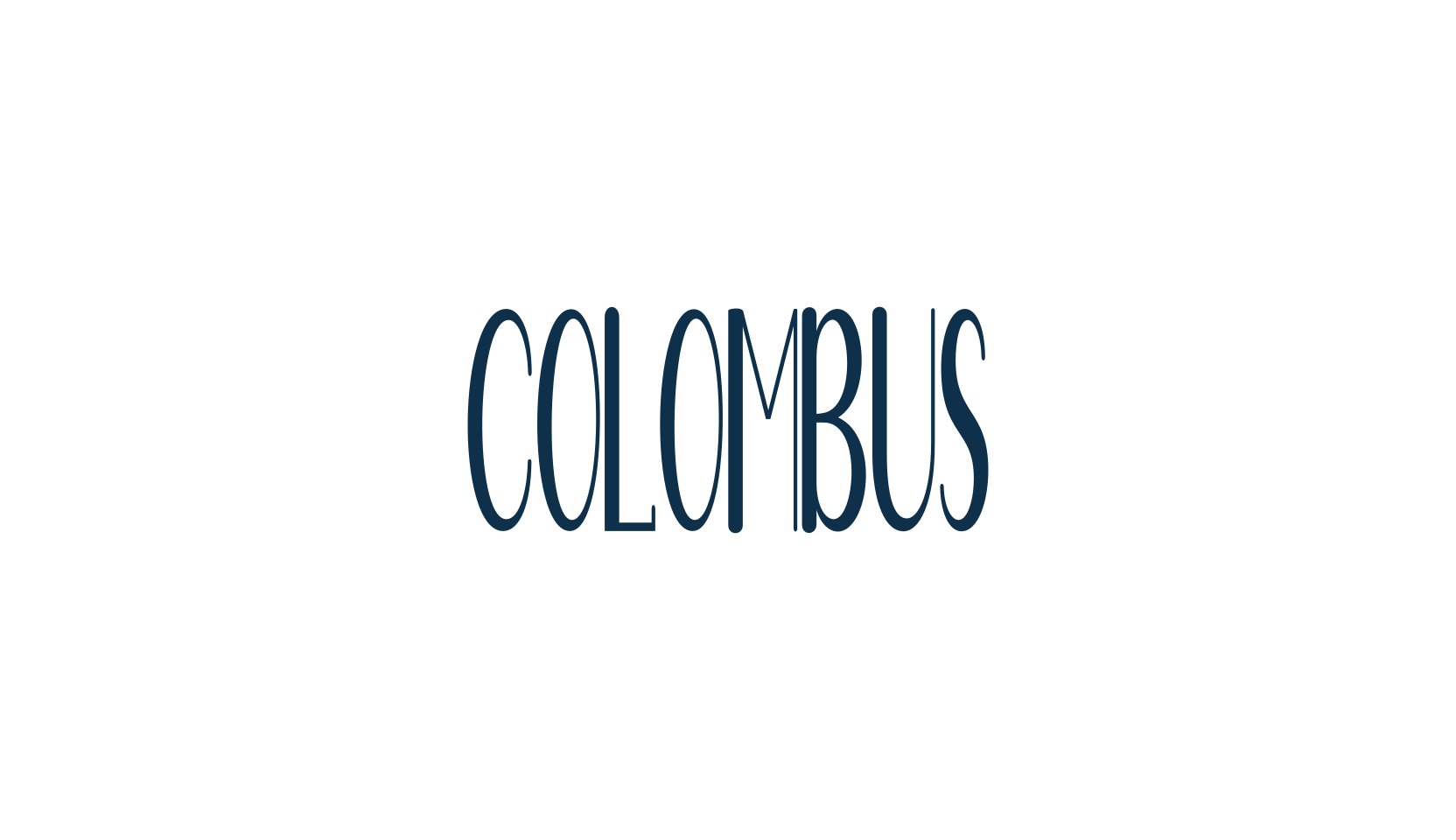 Colombus, fancy various decorative font preview