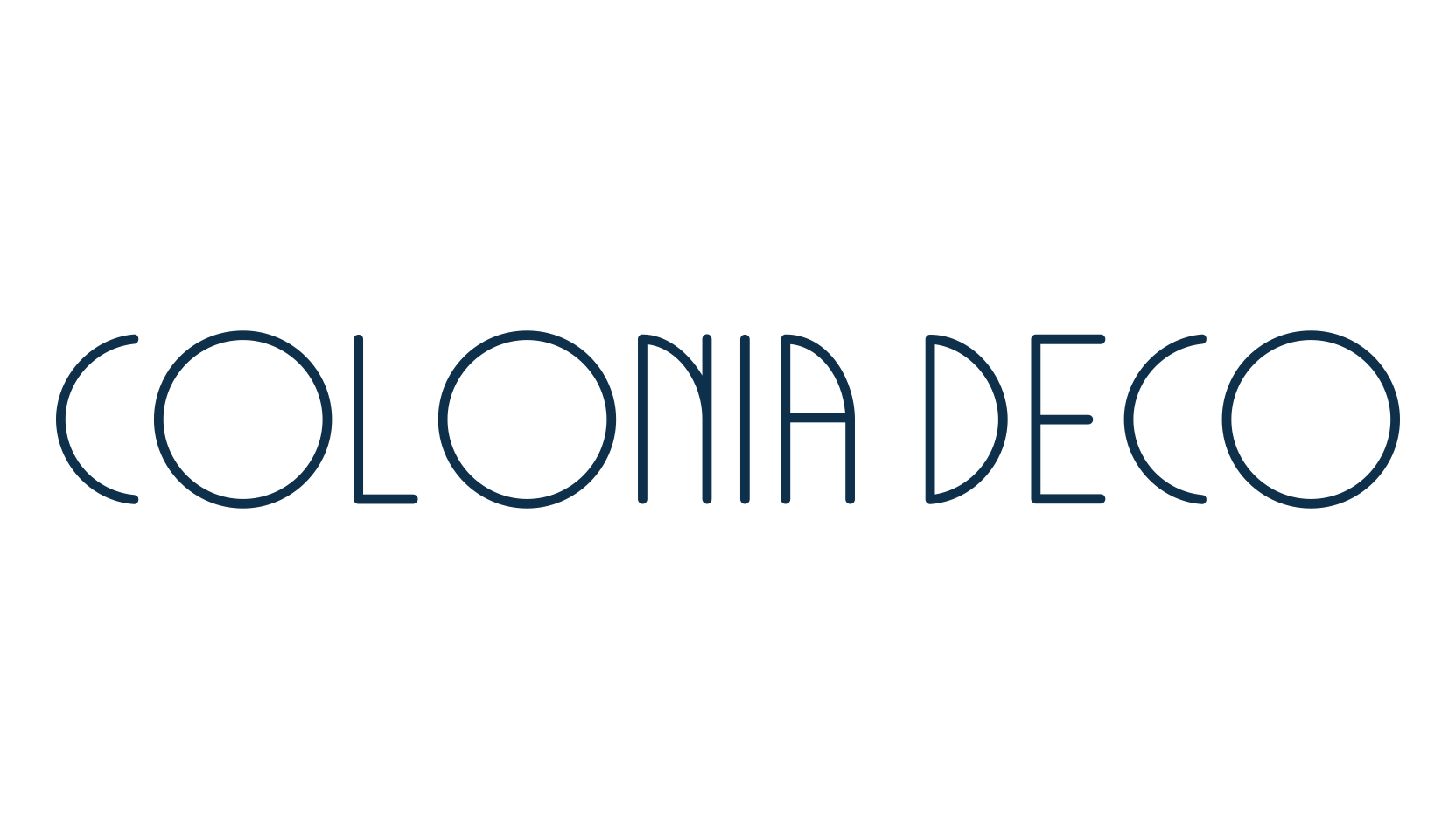 Colonia Deco, retro font preview