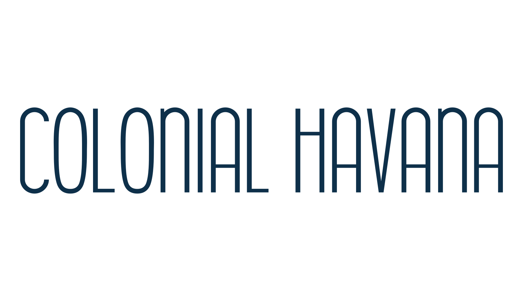 Colonial Havana, basic sans serif font preview