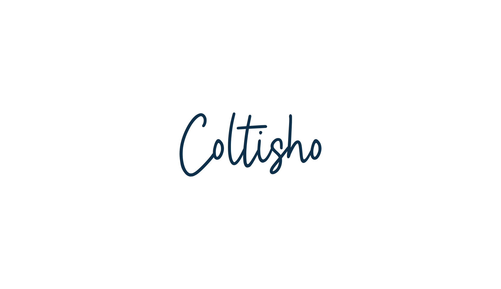 Coltisho, handwriting font preview
