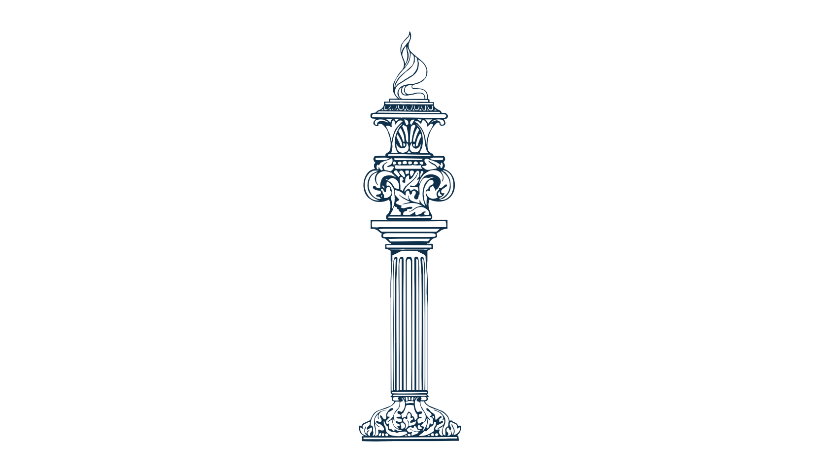 Columns, fancy decorative font preview
