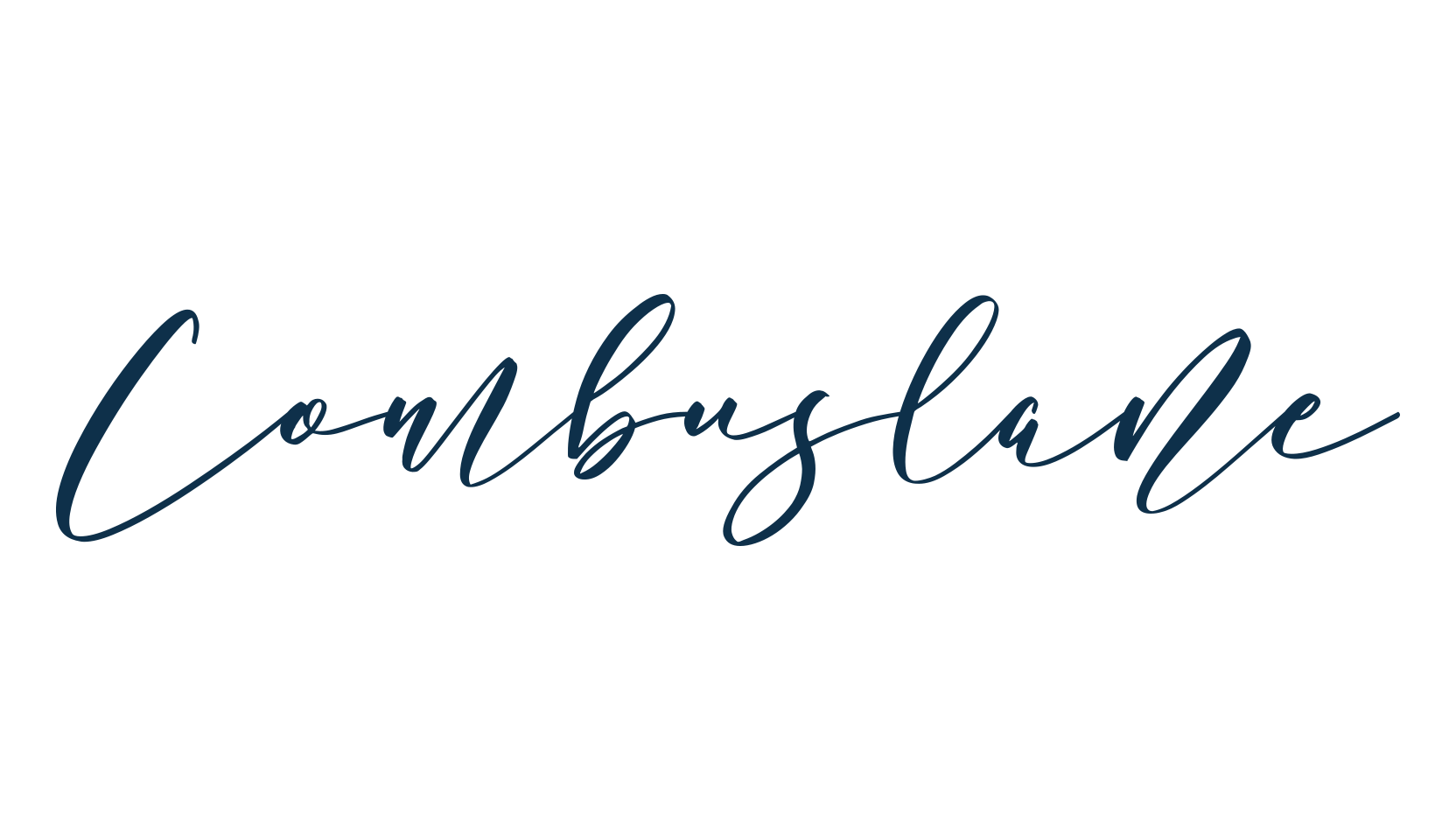 Combuslane, handwriting font preview