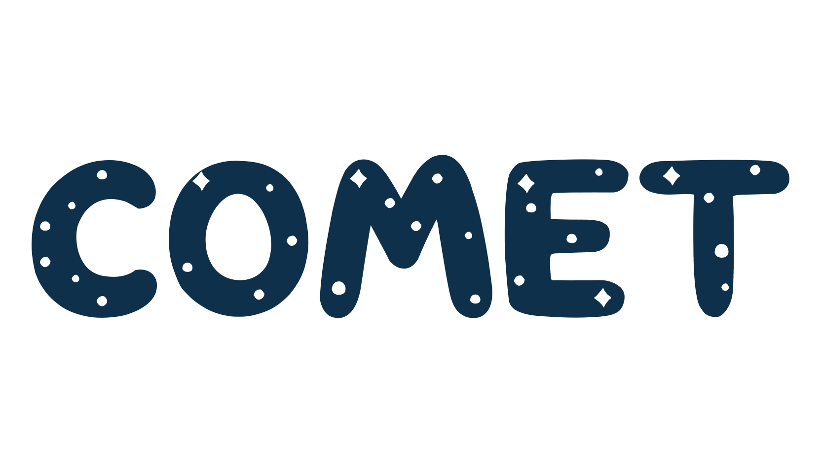Comet (comet-2), fancy decorative font preview