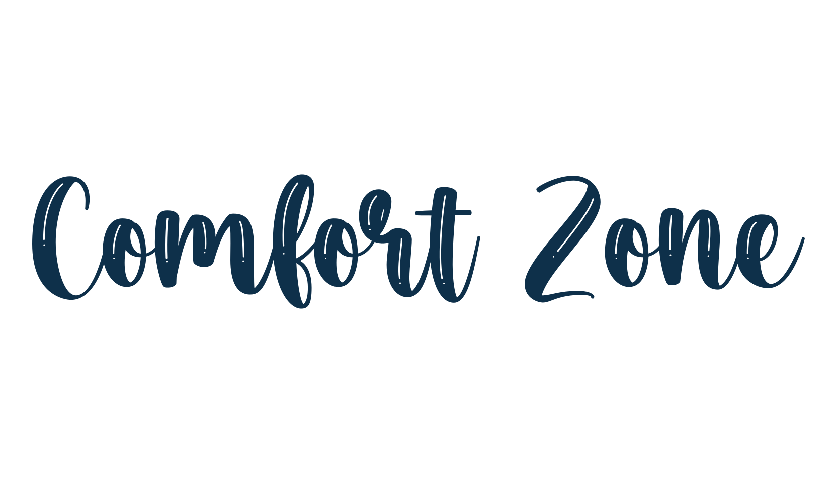 Comfort Zone, various font preview
