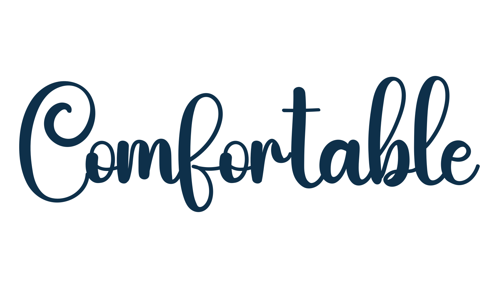 Comfortable, display market font preview