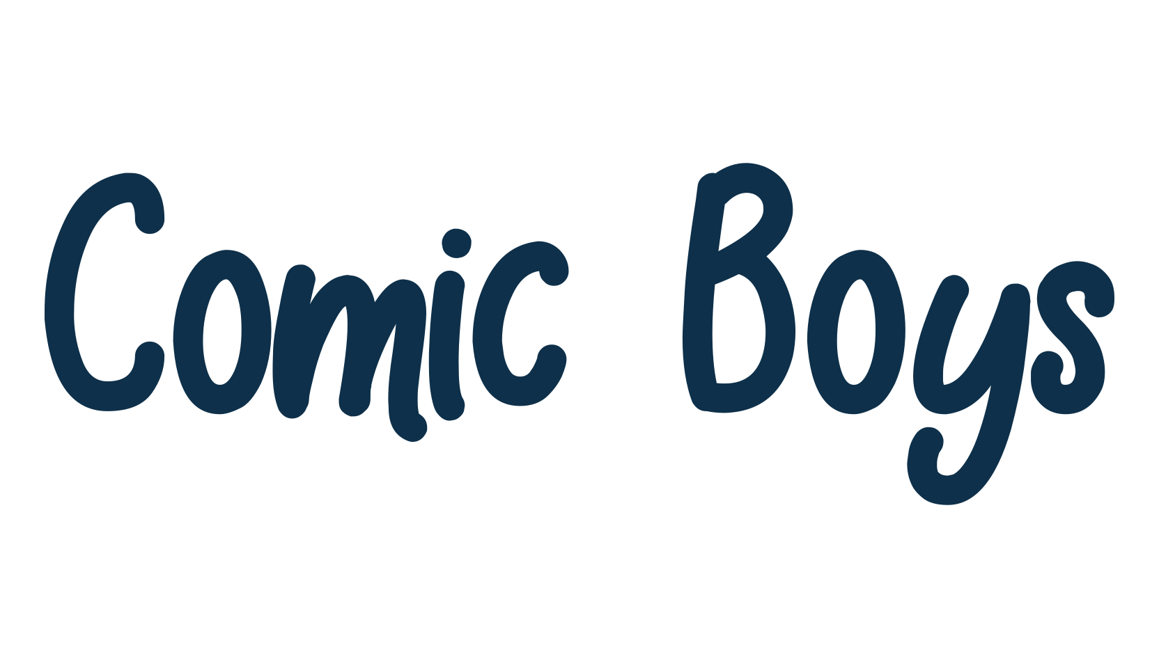 Comic Boys, handwriting font preview