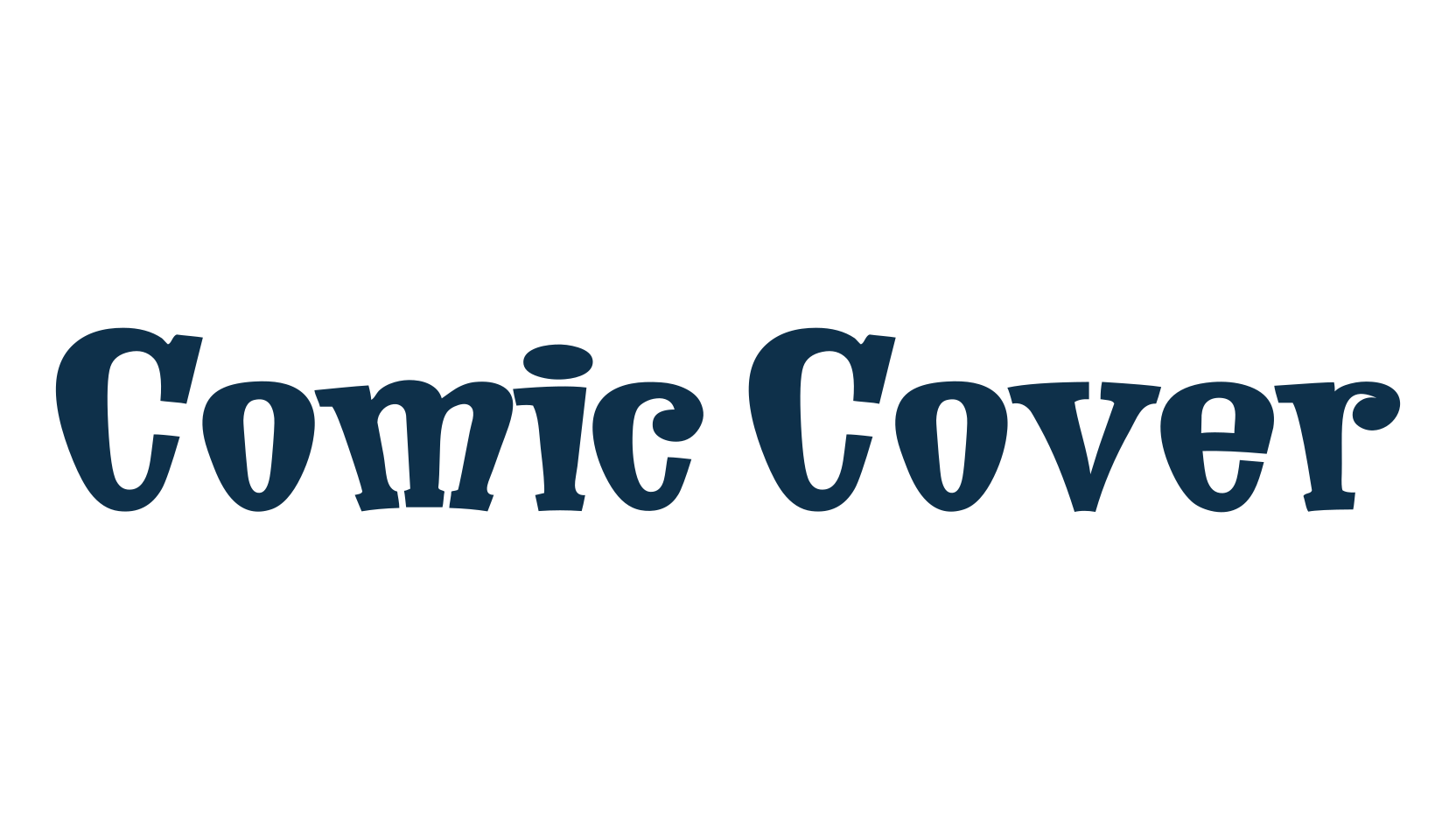 Comic Cover, fancy various decorative font preview