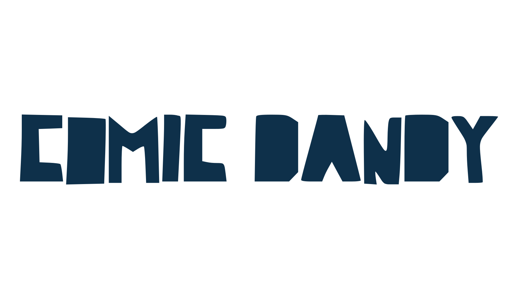 Comic Dandy, cartoon font preview