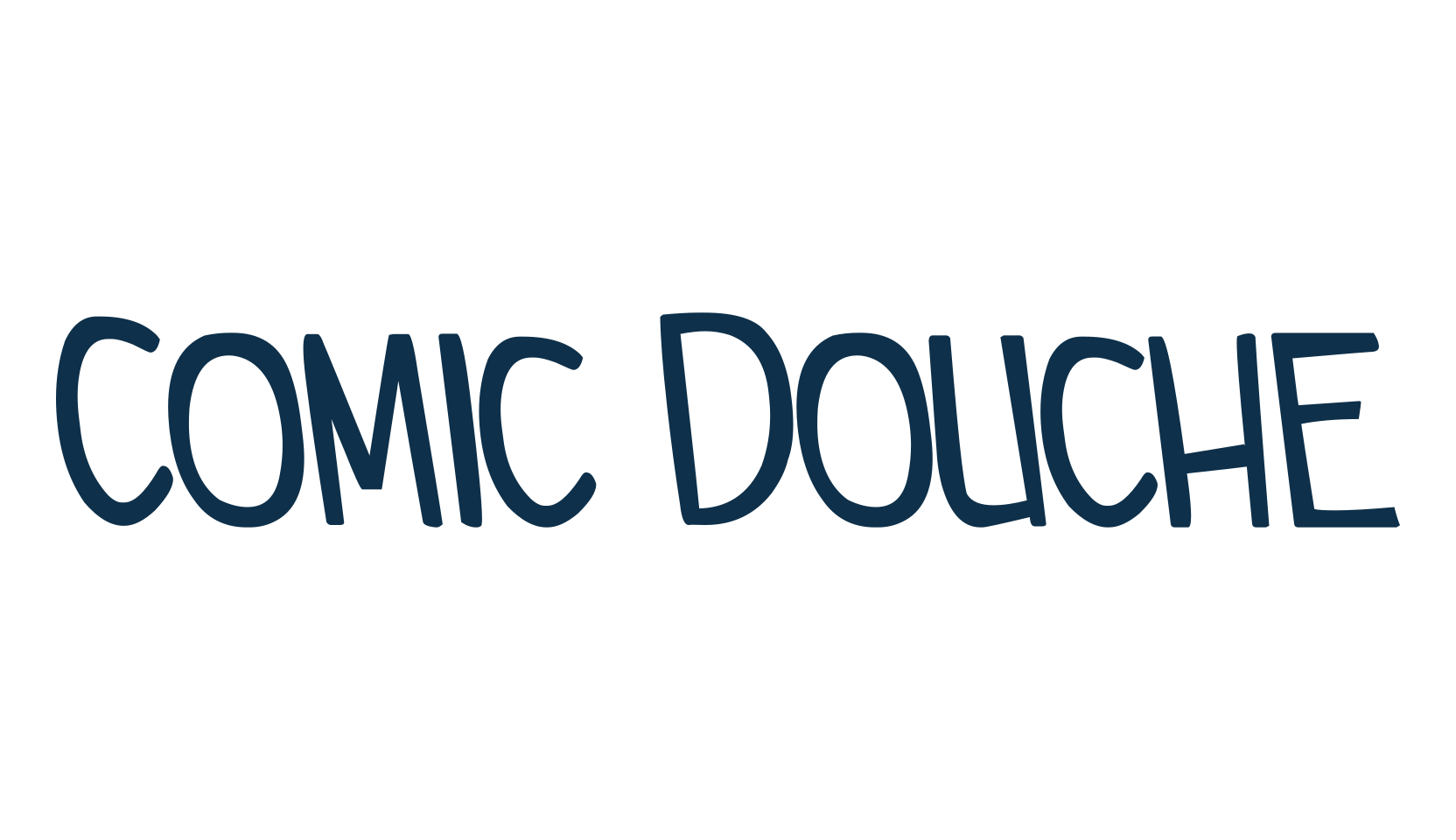 Comic Douche, fancy cartoon decorative comic font preview