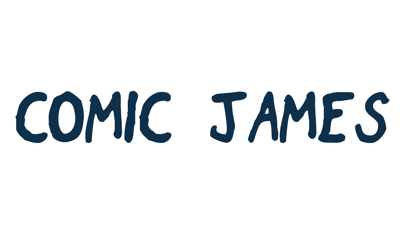 Comic James, cartoon font preview