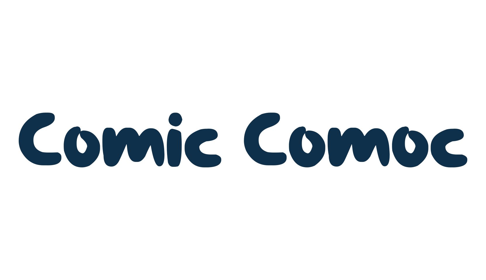 Comic Comoc, cartoon font preview