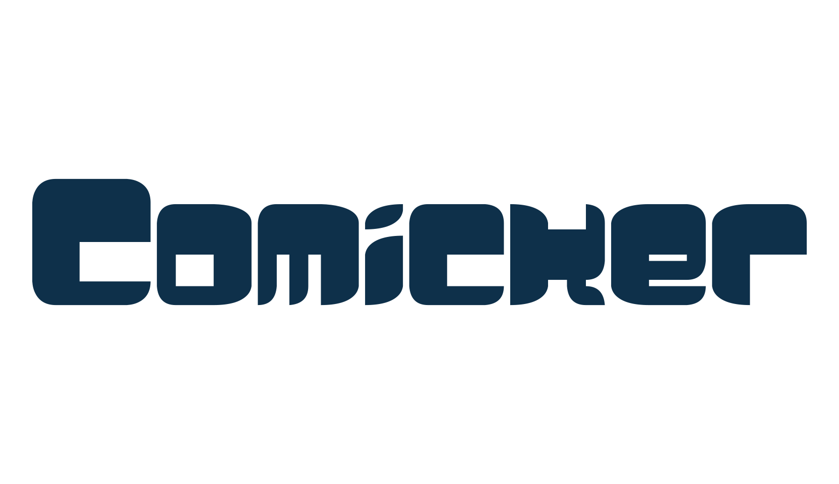 Comicker, fancy groovy decorative font preview