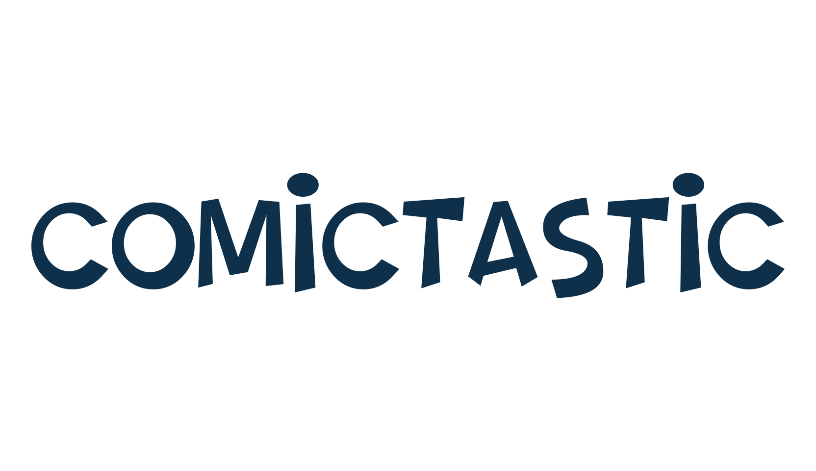 Comictastic, fancy cartoon decorative font preview